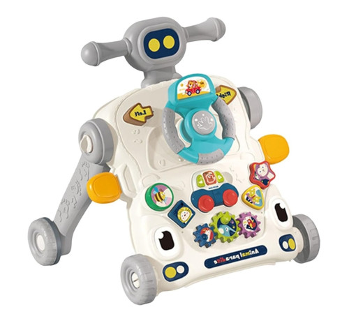 bibiin toys 6042 Музыкальные ходунки 3-в-1 серый