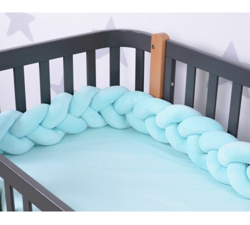 Veres 154.02.11 Bara de protecție impletita "Mint" (120x15 cm.)  veres 154.02.11 bara de protecție impletita "mint" (120x15 cm.)