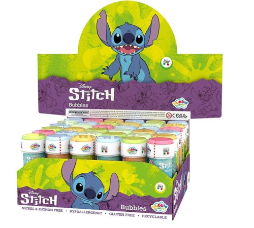 dulcop 1010043 bule de sapun "lilo & stitch" (60 ml.) in sort.