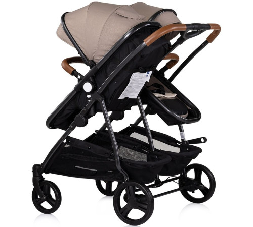 chipolino carucior pentru gemeni duo smart kbds02503tr tiramisu