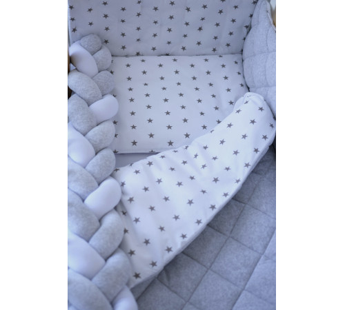 veres 218.14 Постельное белье &laquo;velour stars&raquo; серое (5ед.)