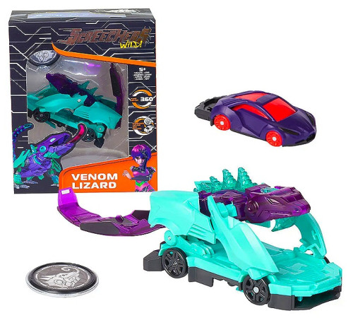 Jucării pentru Copii - Magazin Online de Jucării ieftine in Chisinau Baby-Boom in Moldova Screechers Wild EU685104 Mașina - transformer S4 L1 "VENOM LIZARD 360"  screechers wild eu685104 mașina - transformer s4 l1 "venom lizard 360"