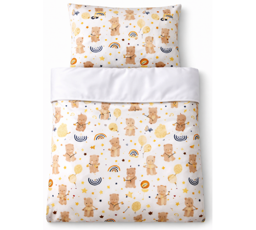  veres 154.5.04.11 lenjerie de pat "flanelă ursuleți" (3 buc.)