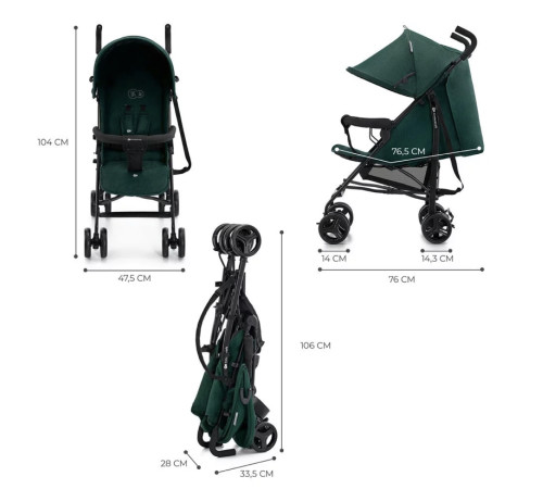 kinderkraft carucior tik gri