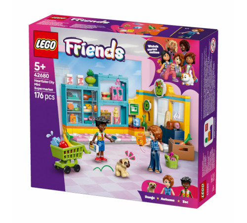  lego friends 42680 Конструктор "Магазин повседневных товаров Хартлейк-Сити" (176 дет.)