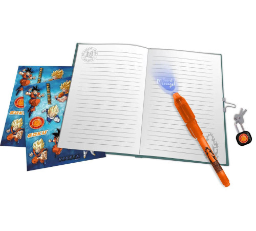 kids licensing db00006 jurnal secret cu pix magic "dragon ball"