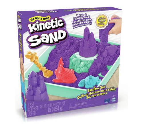 kinetic sand 6067800 nisip cinetic "castelele de nisip" (în sort.)
