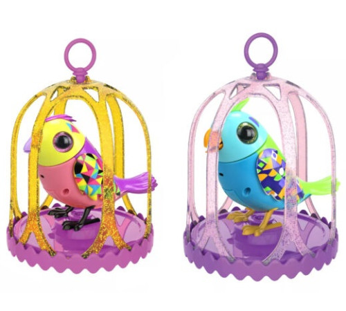  silverlit 88615 Интерактивная птичка "digibirds bird with cage" (в асс.)