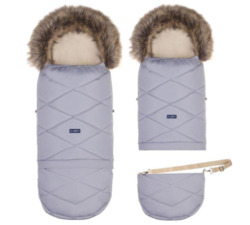  womar zaffiro Спальный мешок grow up 4.0 wool с сумкой (81\110x45 см.) stone