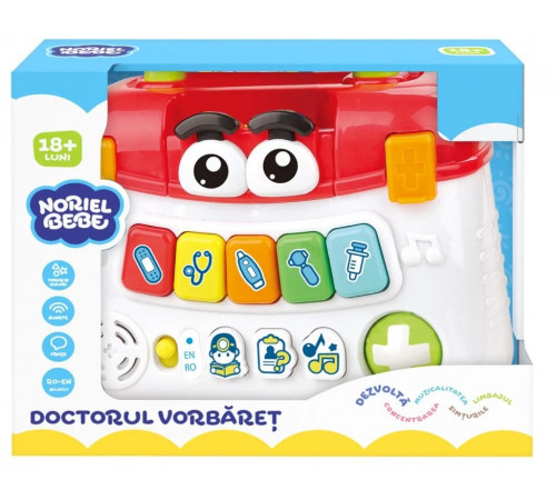 noriel int3862 jucărie interactivă "doctor vorbaret" (ro/en)