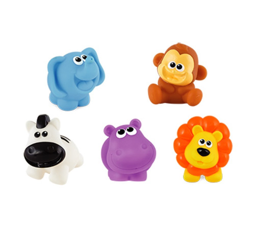  winfun 001303 set de jucării din silicon "jungle" (5 buc.)