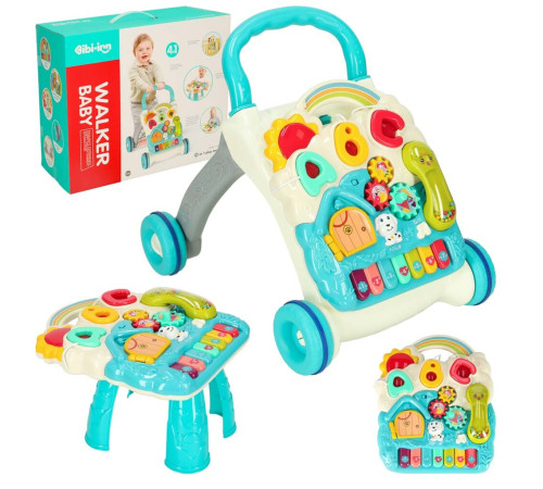 bibiin toys 6017 Ходунки-каталка c игровым центром 4 в 1