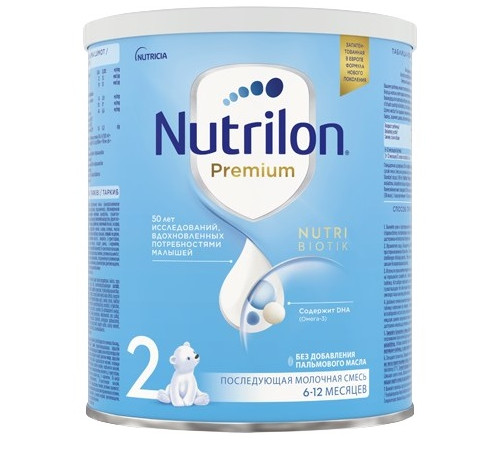 Сухая молочная смесь nutrilon premium 2 (6-12 м) 400 гр.