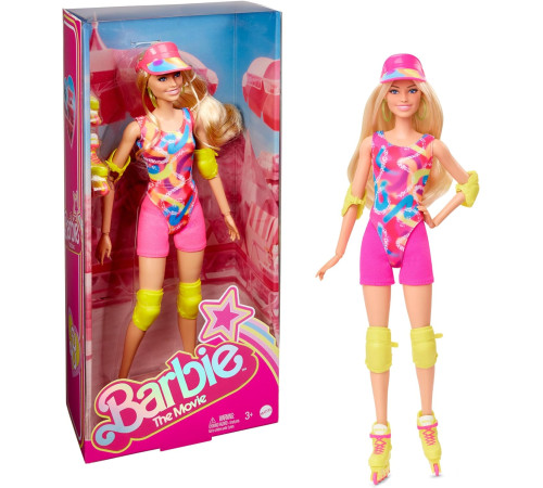 barbie hrb04 păpușă de colecție "barbie pe patine cu rotile"