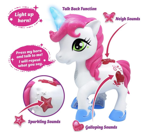 spin master little unicorn 16960 jucatia interactivă “unicorn” 