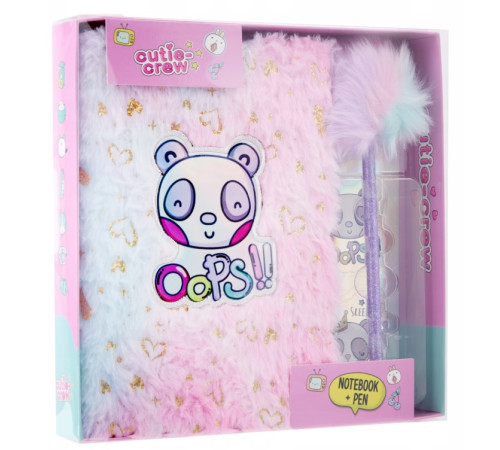 canenco cc60346 agenda cu pix puf "cutie crew"