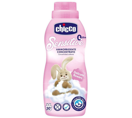 Бытовая химия в Молдове chicco 0587610 Кондиционер для детского белья "sensitive delicate flowers" (750 мл.)