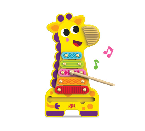 kids hits kh20/020 xilofon din lemn "girafă"