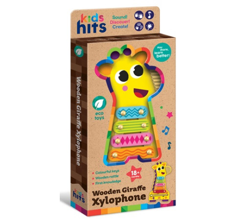 Jucării pentru Copii - Magazin Online de Jucării ieftine in Chisinau Baby-Boom in Moldova kids hits kh20/020 xilofon din lemn "girafă"