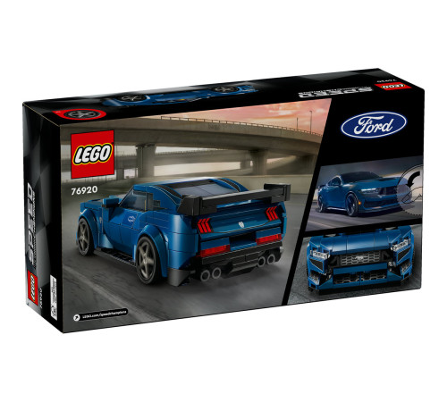 lego speed champions 76920 constructor "mașină sport ford mustang dark horse" (344 el.)