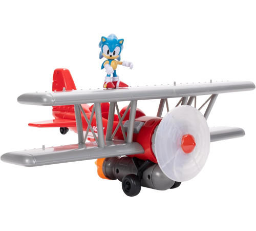 sonic the hedgehog 423284 set de joc "tornado biplan cu figură sonic"