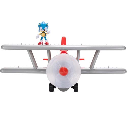 sonic the hedgehog 423284 set de joc "tornado biplan cu figură sonic"