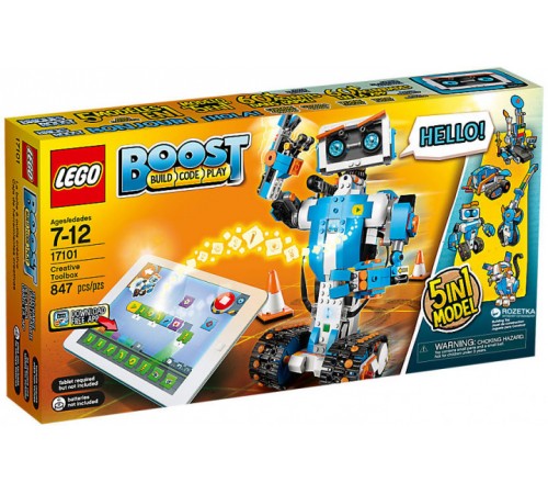 Lego Boost 17101 Конструктор "Набор для конструирования и программирования" (847 дет.) lego boost 17101 Конструктор "Набор для конструирования и программирования" (847 дет.)
