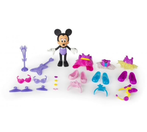 disney 183711 papusa minnie "pop star" garderoba cu accesorii