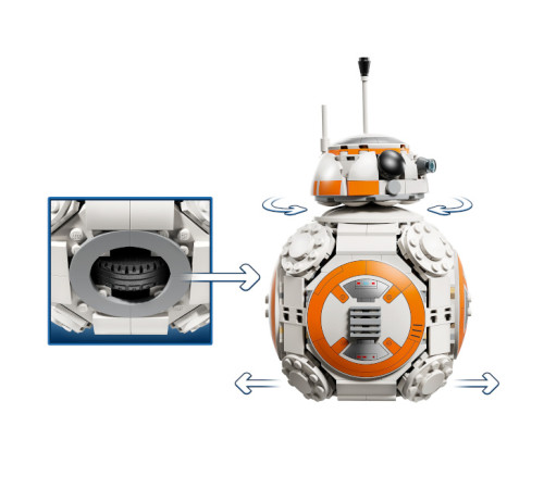 lego star wars 75452 constructor "droid astromecanic bb-8" (569 el.)