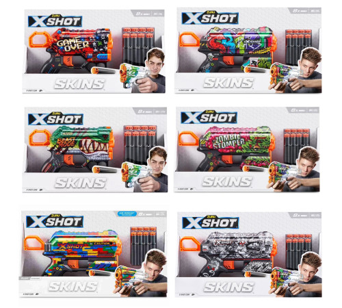  zuru 36516 Бластер x-shot skins flux в асс. 