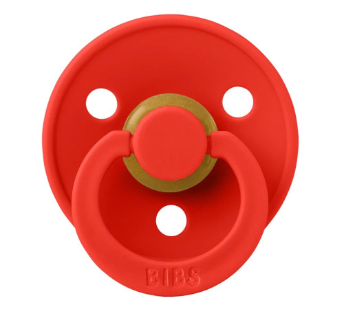  bibs suzeta rotunda din latex color s candy apple (0-6 luni)