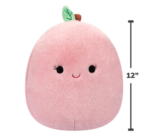squishmallows sqjw1218fc jucărie moale "fuzz-a-mallows" (30 cm.)