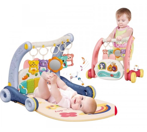 Детский магазин в Кишиневе в Молдове bibiin toys 6051 Детский развивающий коврик - ходунки 2в1 (в асс.)