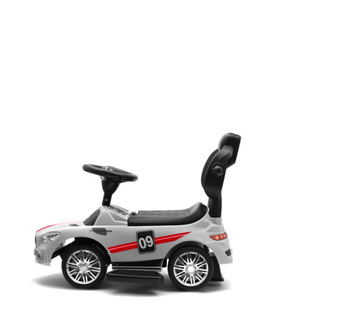 baby mix ur-bej919 racer Машина детская c ручкой белая