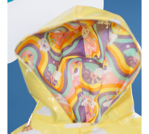 zapf creation 836460 set haine pentru păpuși baby born deluxe pelenă de ploaie (43 cm.)