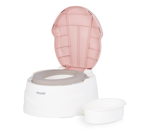 chipolino gpzss0253pi Горшок - подставка для ножек 2 в 1 "step 2" (розовый)
