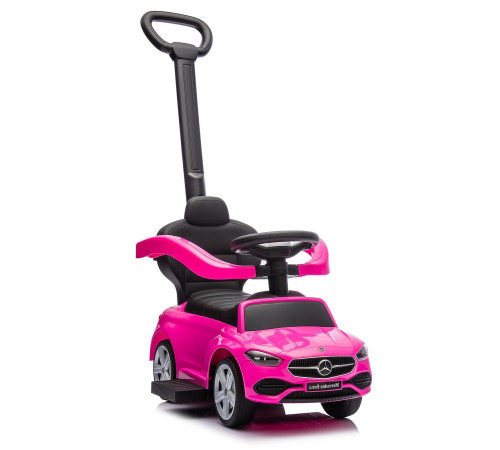  chipolino rocmb02505pi mașinuță cu mâner "mercedes benz c-class" roz