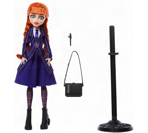 monster high jnj92 păpușă de colecție "wednesday: enid sinclair"