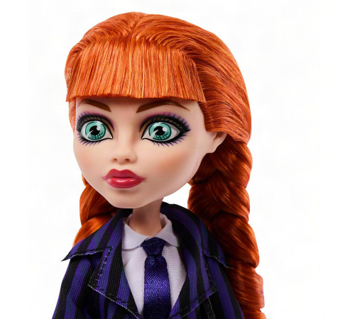 monster high jnj92 păpușă de colecție "wednesday: enid sinclair"