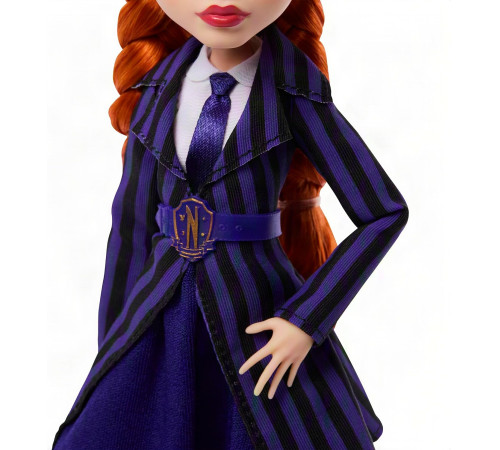 monster high jnj92 păpușă de colecție "wednesday: enid sinclair"