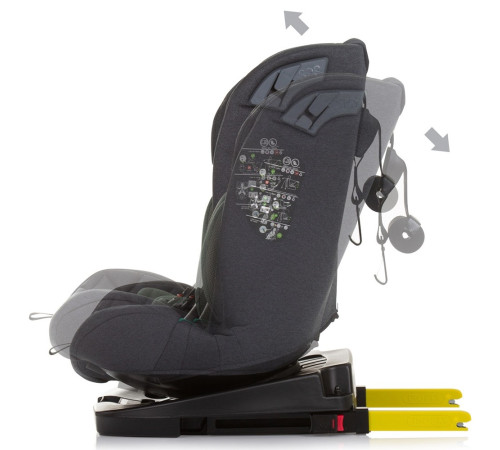 chipolino scaun auto "i-size 360 x factor" stkxf0243pg  (40-150 cm.) pastel green