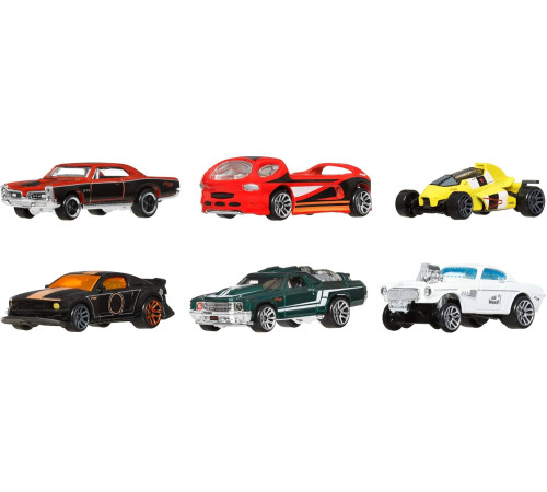 hot wheels jby78 set de mașini "legends tour” (6 buc.)