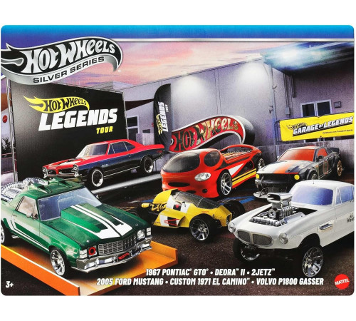 hot wheels jby78 set de mașini "legends tour” (6 buc.)