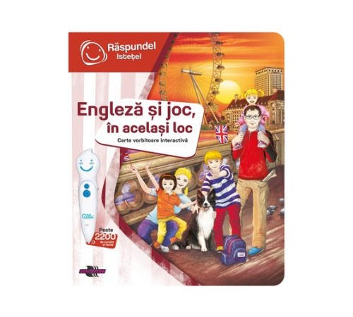 raspundel istetel 69364 set creionul electronic albi și carte “engleză și joc, în același loc”