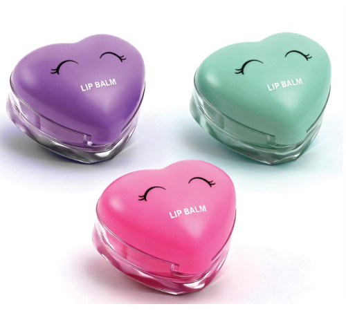  as kids 1081-60011 balsam de buze pentru copii "happihobbi lip balm sparkle love" (in sort.)