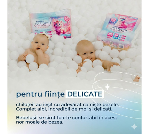 joonies marshmallow scutece-chilotei l (9-14 kg) 42 buc.