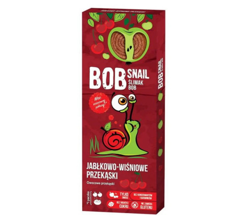  bob snail bomboane naturale "mere-visina" (30 gr.)
