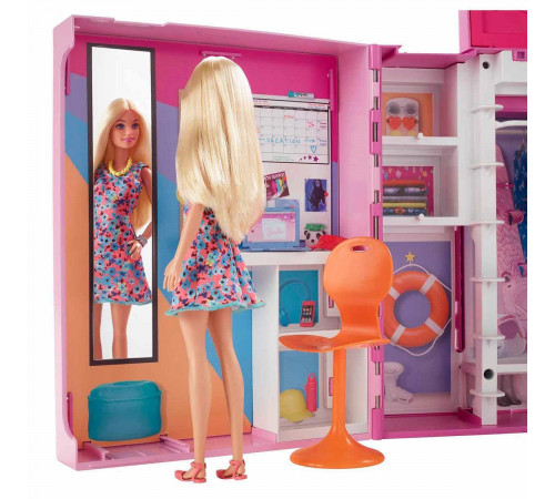 barbie hgx57 set de joc "barbie și noua garderobă de vis"