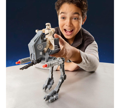 star wars g2840 set de joacă "vehicul at-rt și pilot imperial" (21 cm)