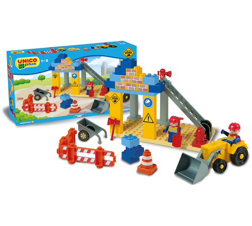 androni giocattoli 8526-0000 constructor "santier de construcții" (39 el.)